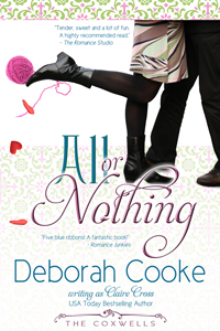 All or Nothing, book #4 of the Coxwell series of contemporary romances by Deborah Cooke