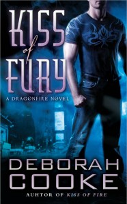Kiss of Fury, #2 in the Dragonfire series of paranormal romances by Deborah Cooke