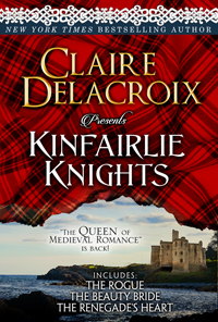 Kinfairlie Knights, a digital bundle of three medieval Scottish romances, all first in a series, by Claire Delacroix