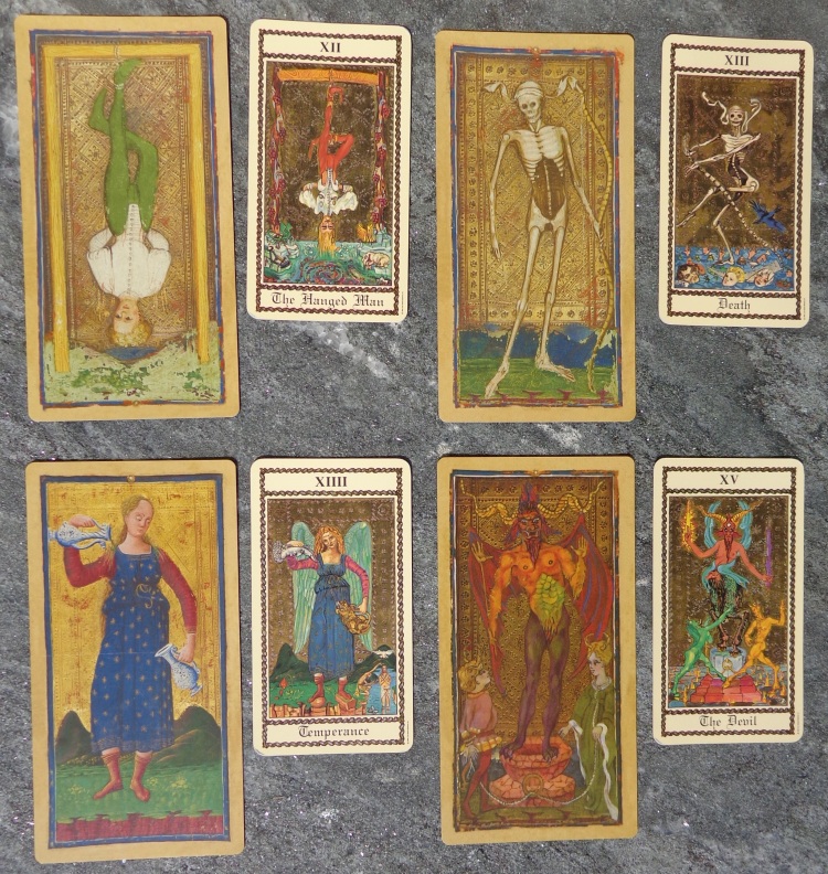 Two tarot decks compared - the Higher Arcana