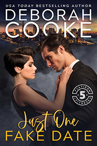 Just One Fake Date, book one of the Flatiron Five Fitness series of contemporary romances by Deborah Cooke