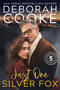 Just One Silver Fox, book six of Flatiron Five Fitness series of contemporary romances by Deborah Cooke