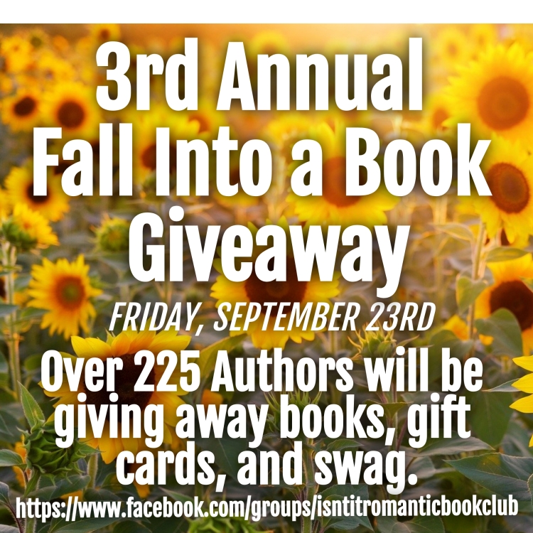 Fall into a Book giveaway at Isn't it Romantic BookClub, September 2022
